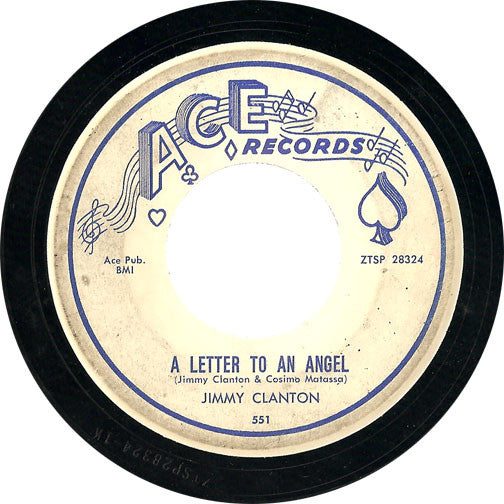 Jimmy Clanton â€“ A Letter To An Angel / A Part Of Me