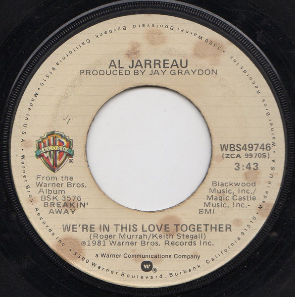 Al Jarreau   Were In This Love Together