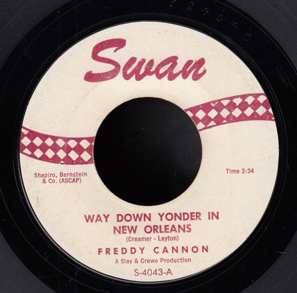 Freddy Cannon â€“ Way Down Yonder In New Orleans