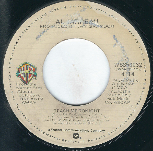 Al Jarreau   Teach Me Tonight / Easy