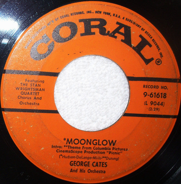George Cates And His Orchestra â€“ Moonglow