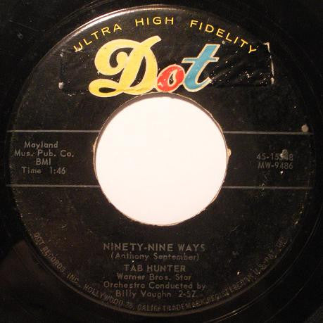 Tab Hunter â€“ Ninety-Nine Ways / Dont Get Around Much Anymore