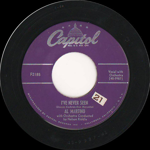 Al Martino   Ive Never Seen