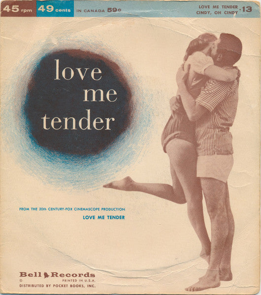 Artie Malvin   Love Me Tender / Cindy, Oh Cindy