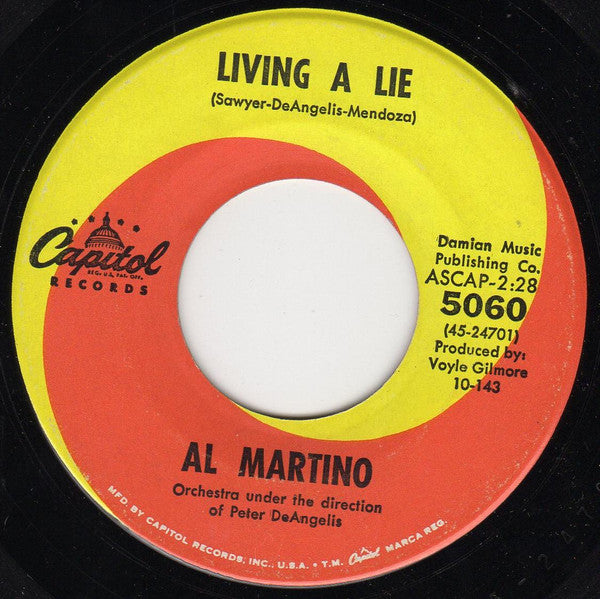 Al Martino   Living A Lie
