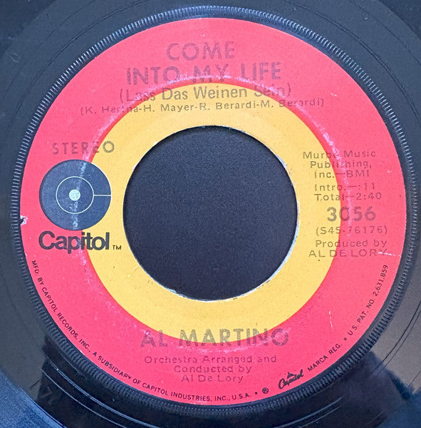 Al Martino   Come Into My Life (Lass Das Weinen Sein)