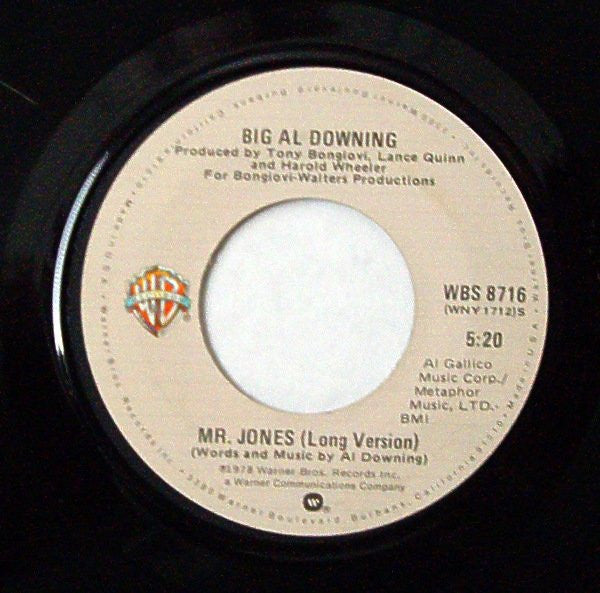 Al Downing   Mr. Jones (Long Version)