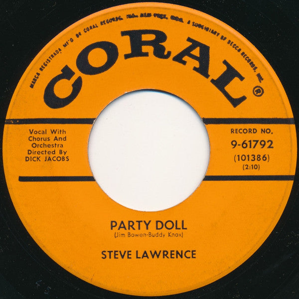 Steve Lawrence (2) â€“ Party Doll